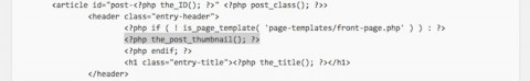 個別ページのアイキャッチ画像位置変更/content-page.phpのコード削除位置